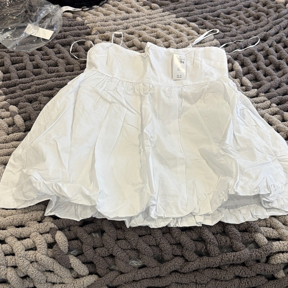 Abercrombie & Fitch Strapless White Dress